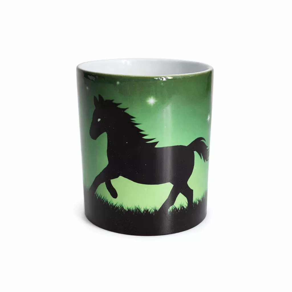 Kubek  ceramiczny z nadrukiem sublimacyjnym Zielony Koń