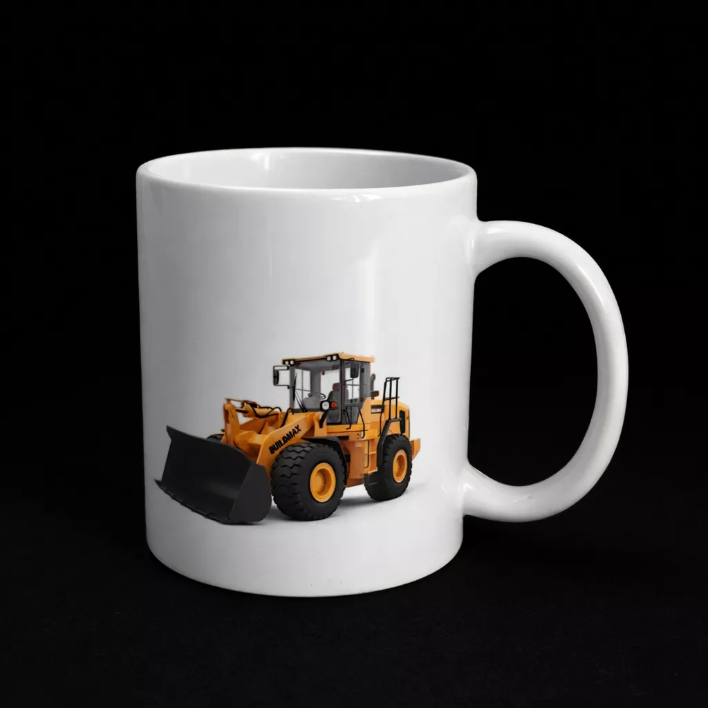 Kubek  ceramiczny z nadrukiem sublimacyjnym Sprzęt budowlany