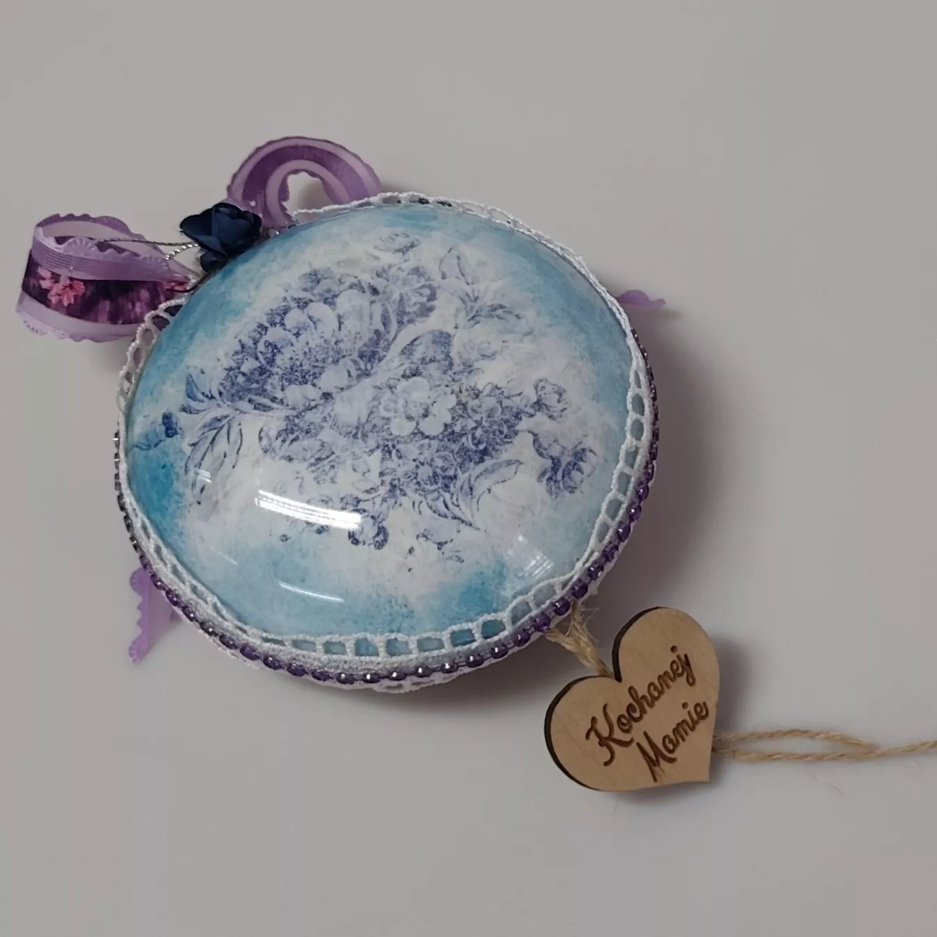 Serduszko lub medalion akrylowy