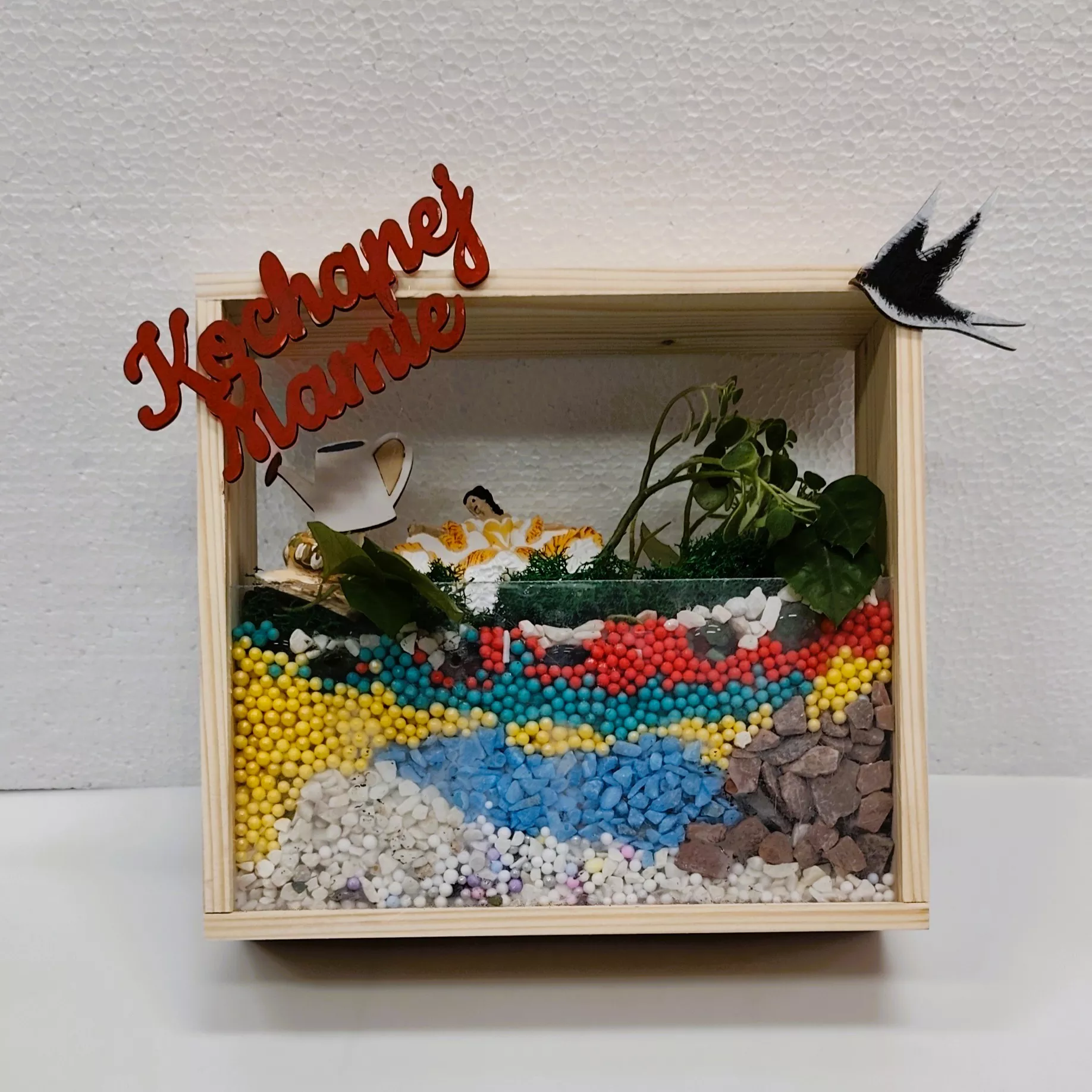 Kwiatowa ramka do zawieszenia